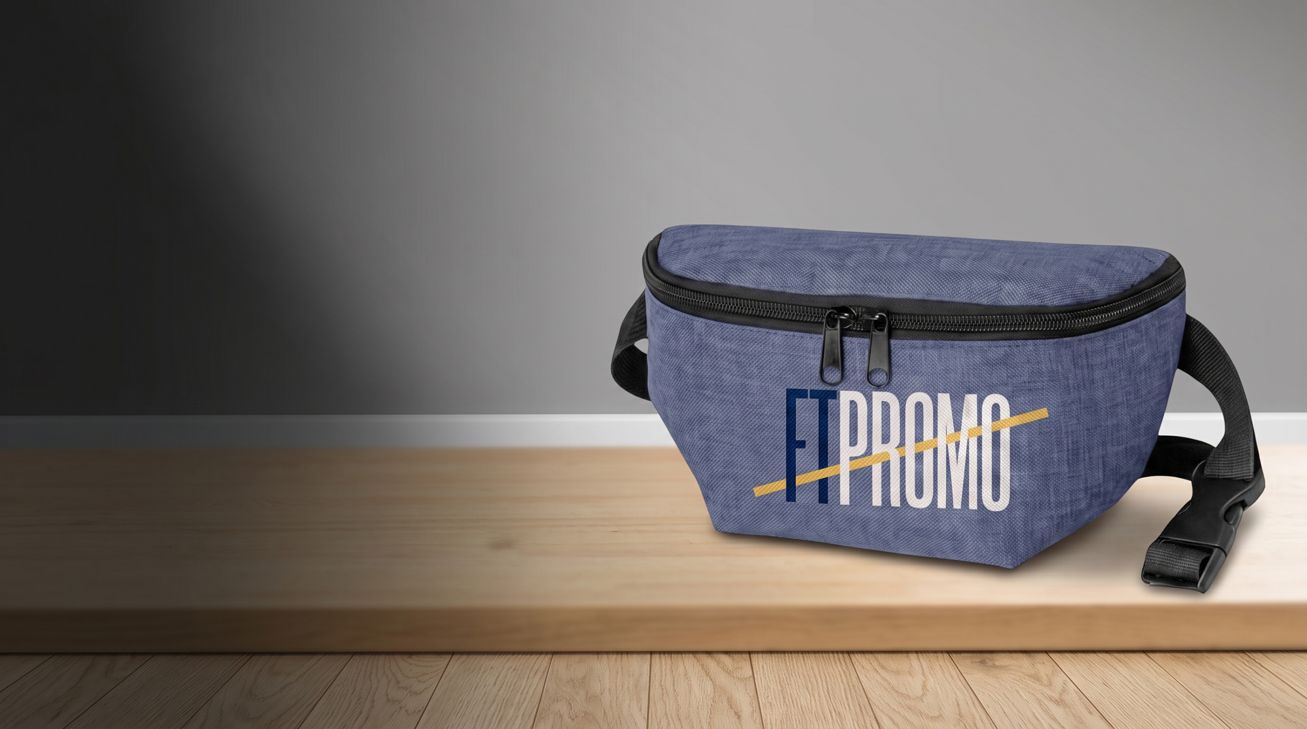 Pochete personalizada produzida pela FT Promo