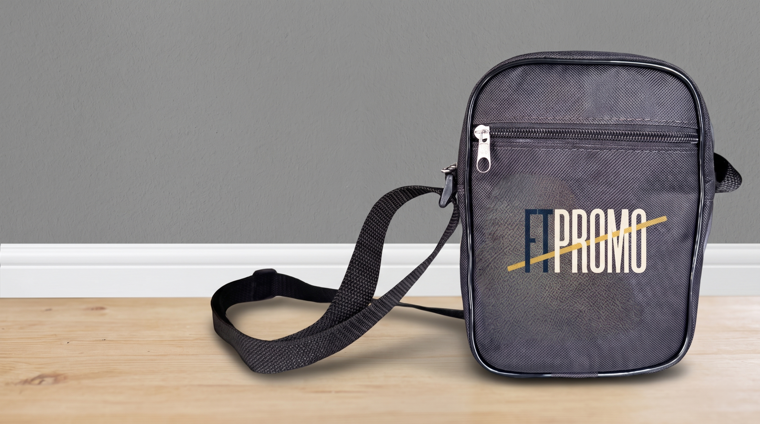 Shoulder bag personalizada produzida pela FT Promo
