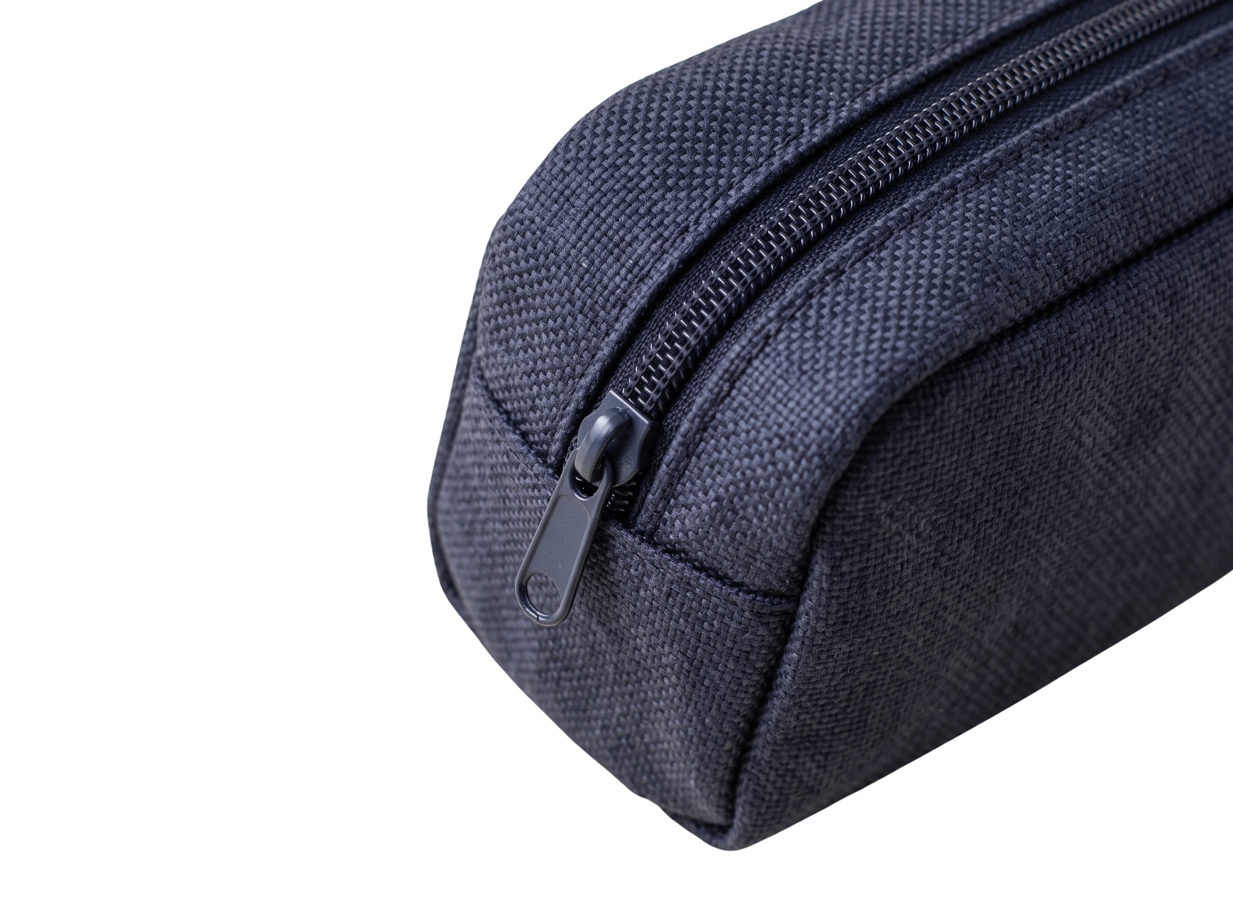 Detalhe do fechamento e do zíper de necessaire personalizada